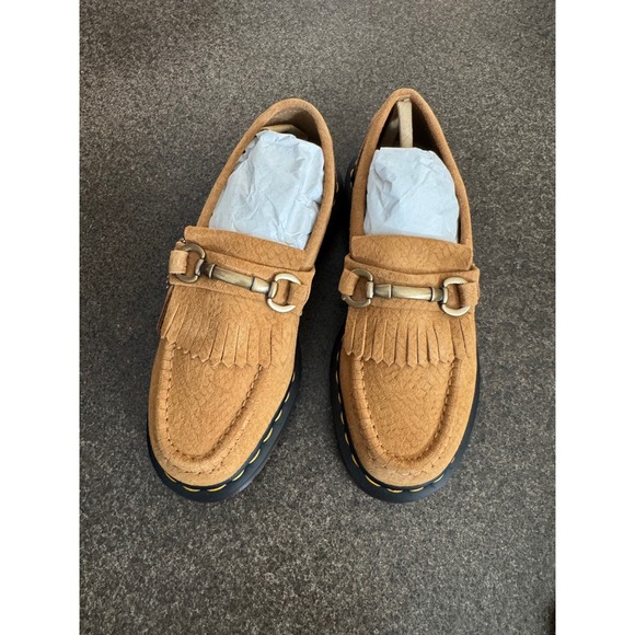 Brand New Dr Martens Adrian snaffle calf suede loafer in Autumn Spice - Picture 5 of 5